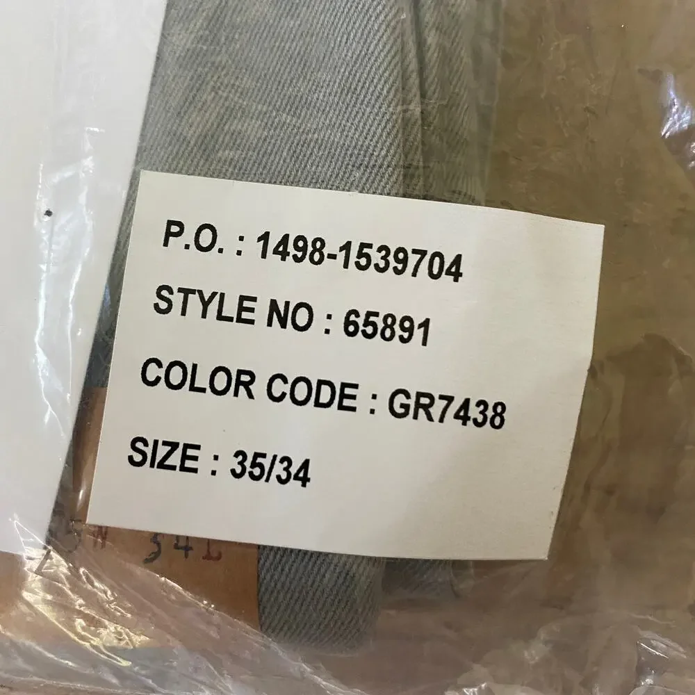 NWT J Crew Broken-In Chinos GRAY New In Package 35 x 34  Preppy Coastal 35/34